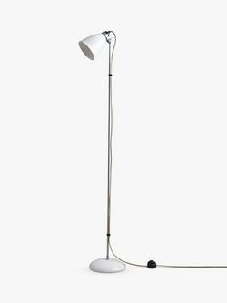 Original BTC Hector Medium Dome Floor Lamp - view 2, White/Satin