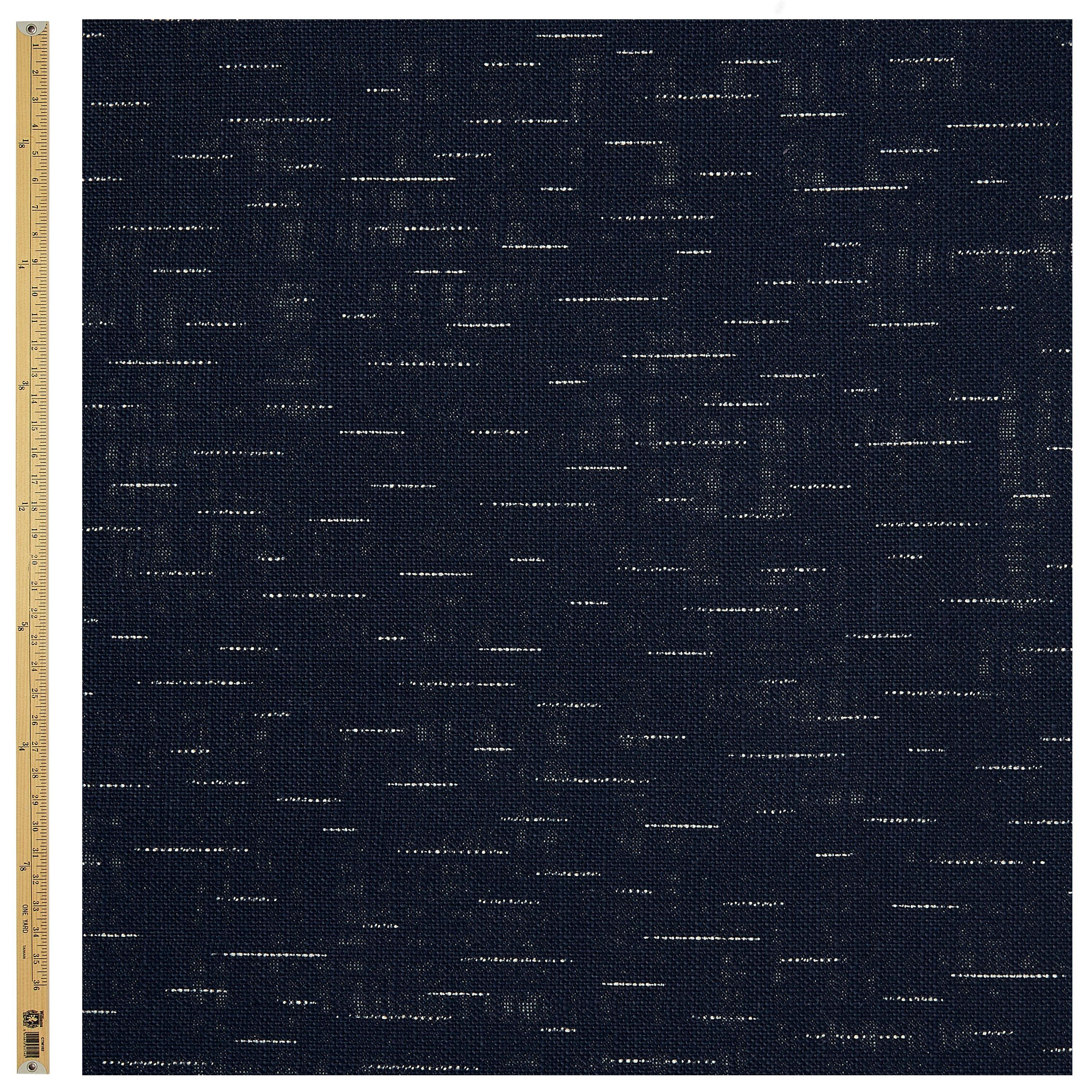 Sevenberry Faint Line Print Fabric, Blue