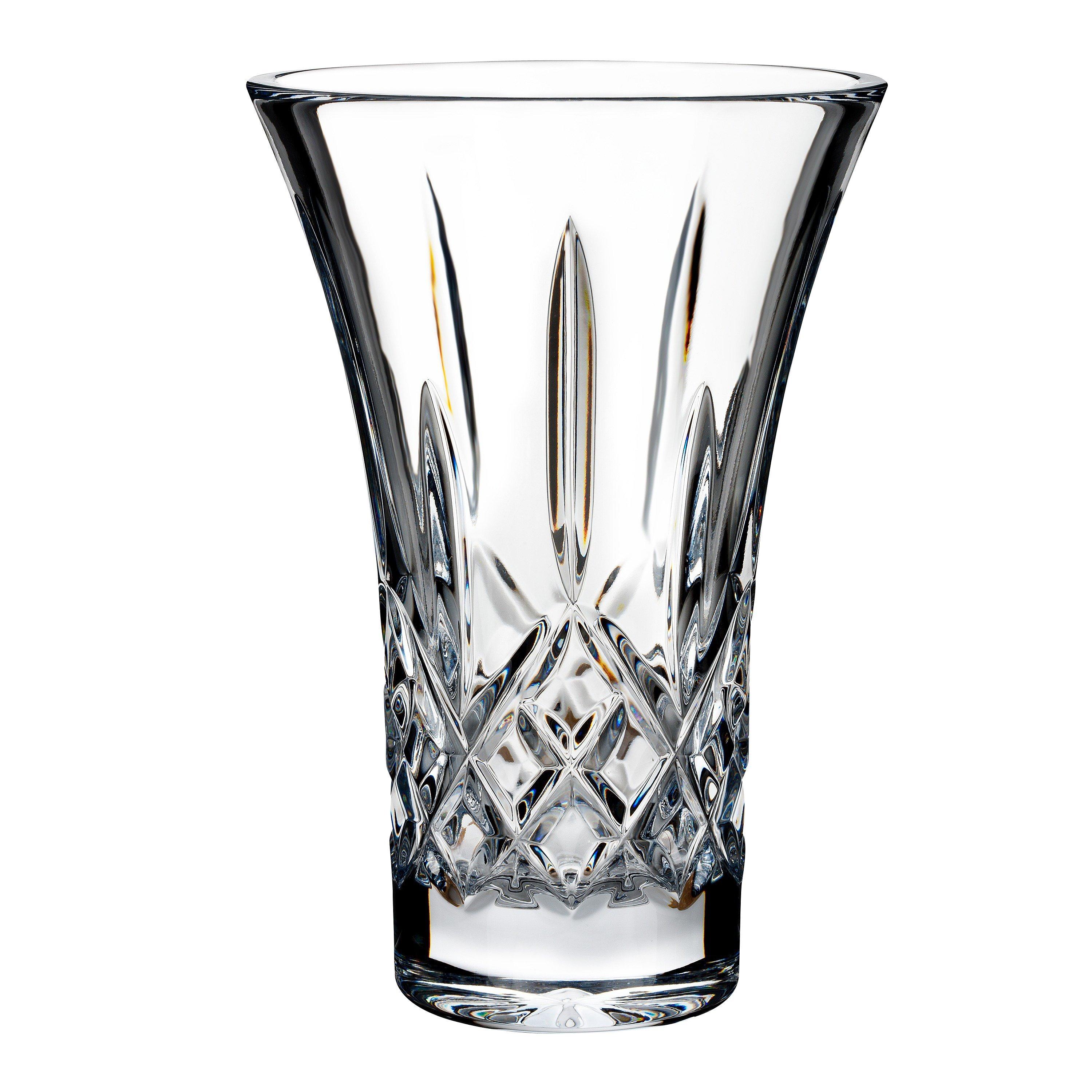 Waterford Crystal Lismore Cut Glass Vase, H20cm, Clear