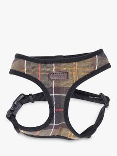 Barbour Tartan Dog Harness, Multi, Small