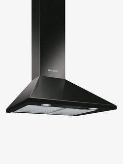 Smeg KSED65NEE 60cm Chimney Cooker Hood, Black, Black