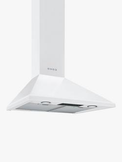 Smeg KSED65BE 60cm Chimney Cooker Hood, White, White