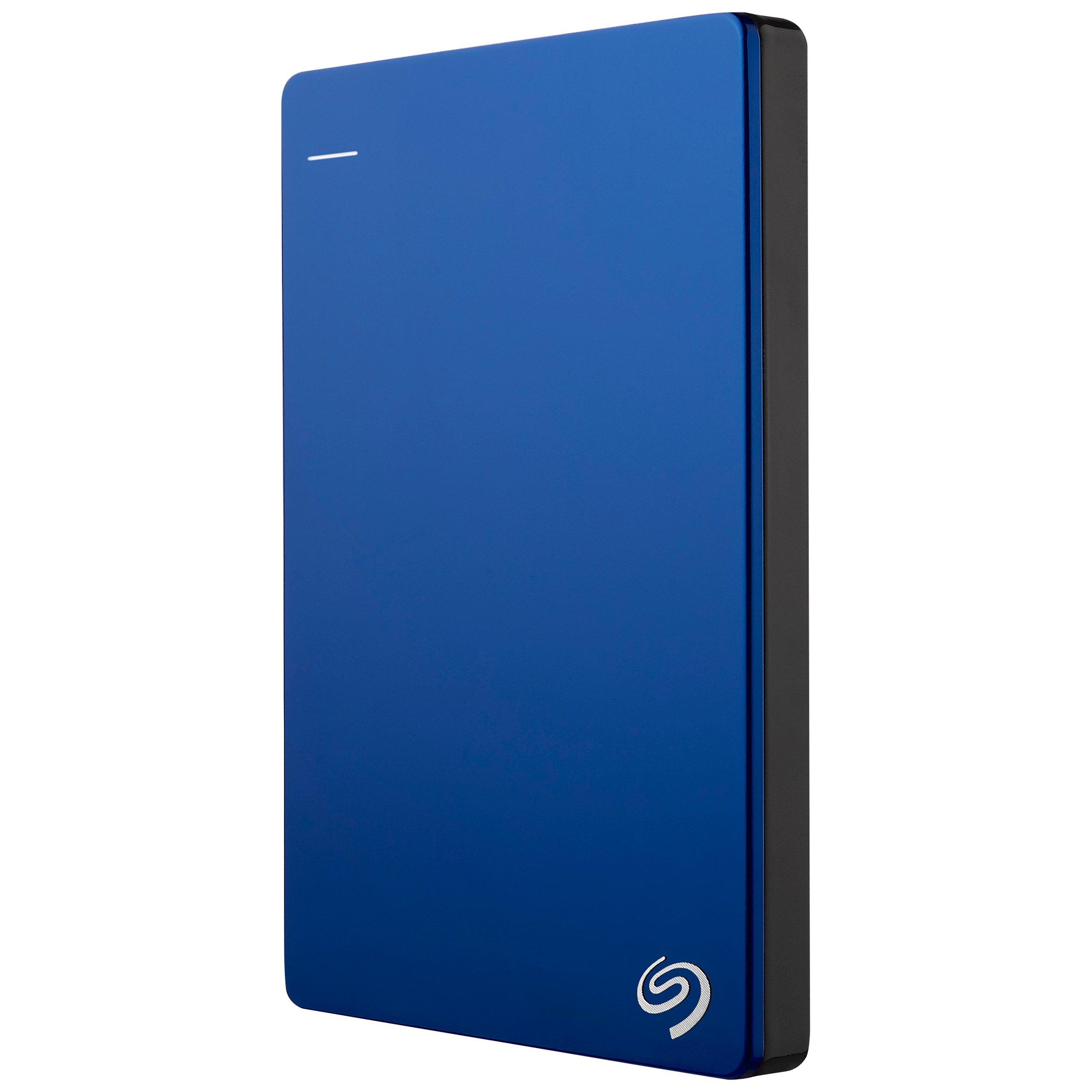 Seagate Backup Plus Portable Drive, 2TB, Blue