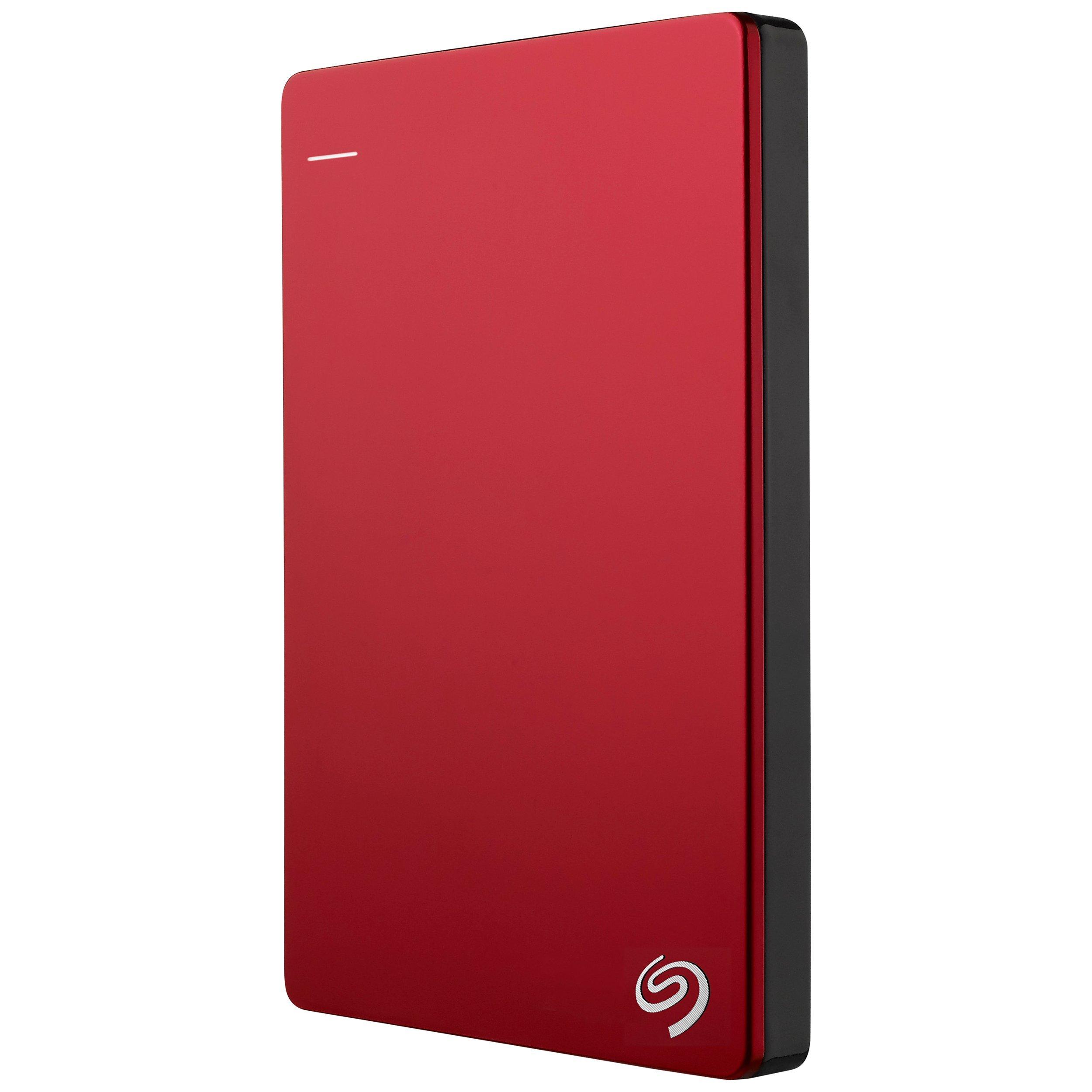 Seagate Backup Plus Portable Drive, 2TB, Red