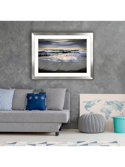 John Lewis William Vanscoy 'All I Have To Give' Embellished Framed Print, 84 x 110cm, Blue/Grey - view 2, Blue/Grey