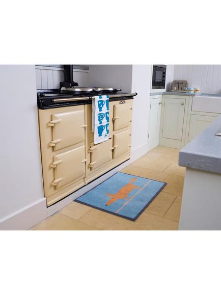 Turtle Mat Scion Mr Fox Door Mat - view 2, Blue