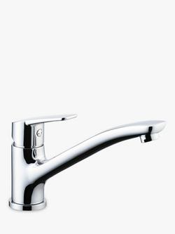 John Lewis Surf Single Lever Kitchen Tap, Chrome, Chrome