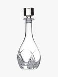 John Lewis Grosseto Cut Crystal Glass Wine Decanter, 900ml, Clear