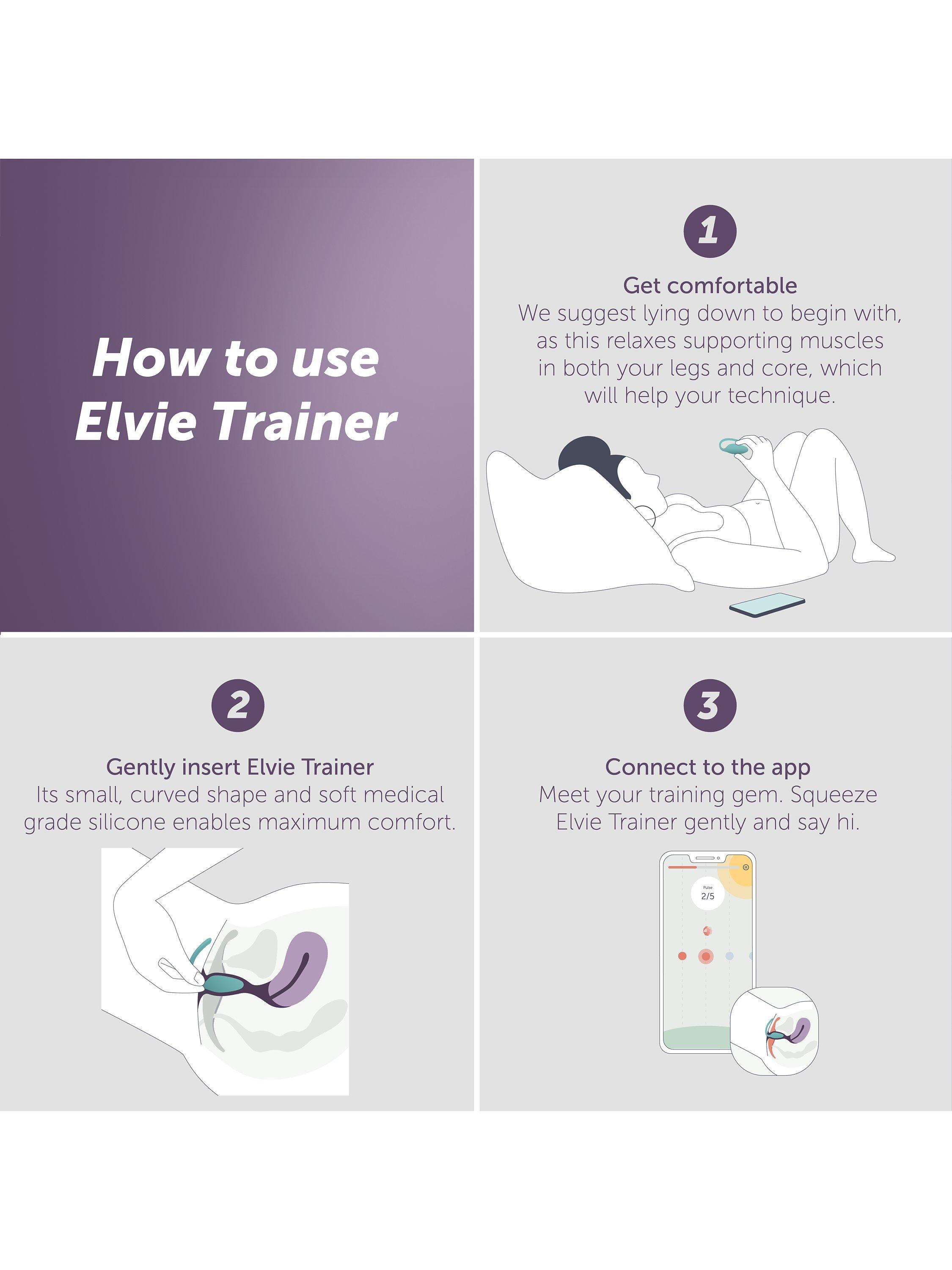 Brand new elvie shops pelvic floor exercise trainer and app