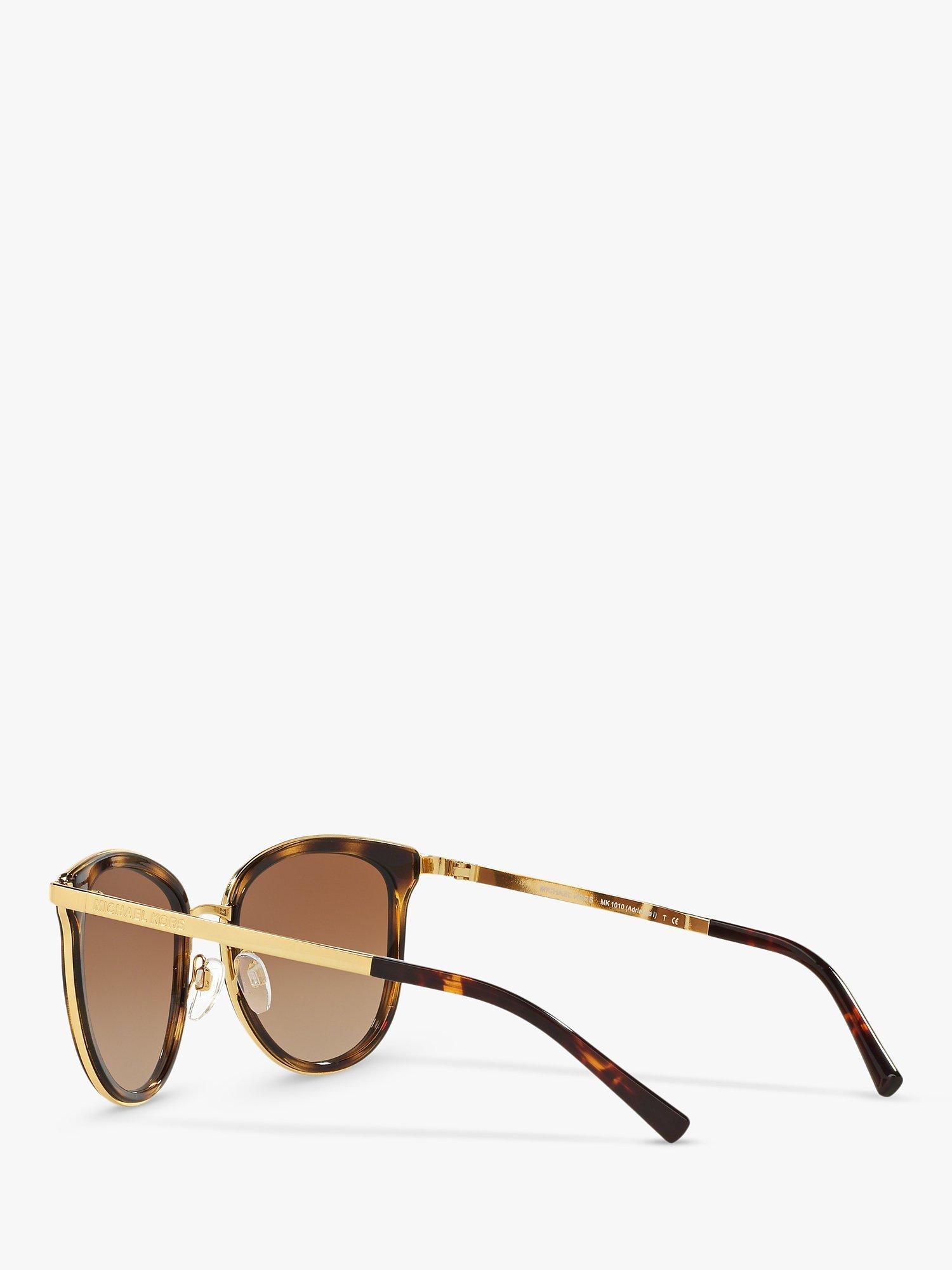 Michael Kors MK1010 Adrianna Oval Sunglasses Tortoise