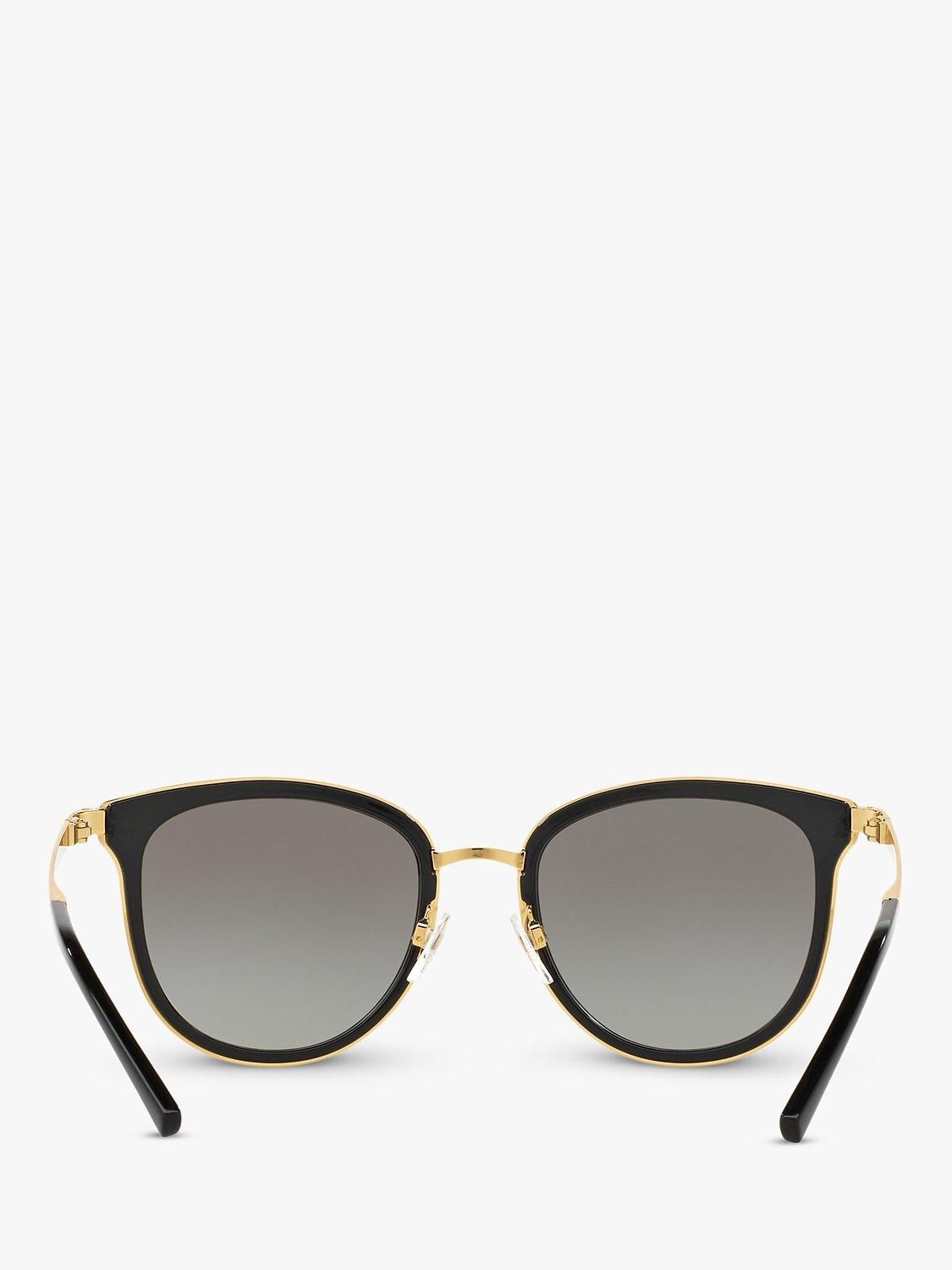 Michael Kors MK1010 Adrianna Oval Sunglasses, Black