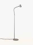 Serious Readers Alex Dimmable LED Floor Lamp, White/Nickel