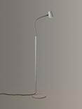Serious Readers Alex Dimmable LED Floor Lamp, White/Nickel