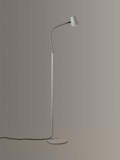 Serious Readers Alex Dimmable LED Floor Lamp, White/Nickel