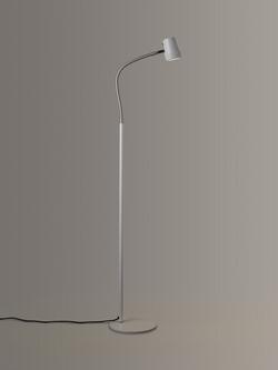 Serious Readers Alex Dimmable LED Floor Lamp, White/Nickel, White/Nickel