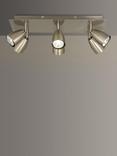 John Lewis Thea GU10 LED 6 Spotlight Ceiling Plate, Chrome