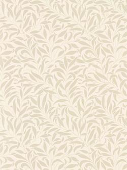 Morris & Co. Pure Willow Bough Wallpaper, Ivory / Pearl Dmpu216022
