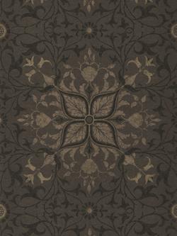 Morris & Co. Pure Net Ceiling Wallpaper, Charcoal / Gold Dmpu216036