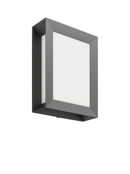 Philips Karp LED Outdoor Wall Light, Anthracite, Anthracite