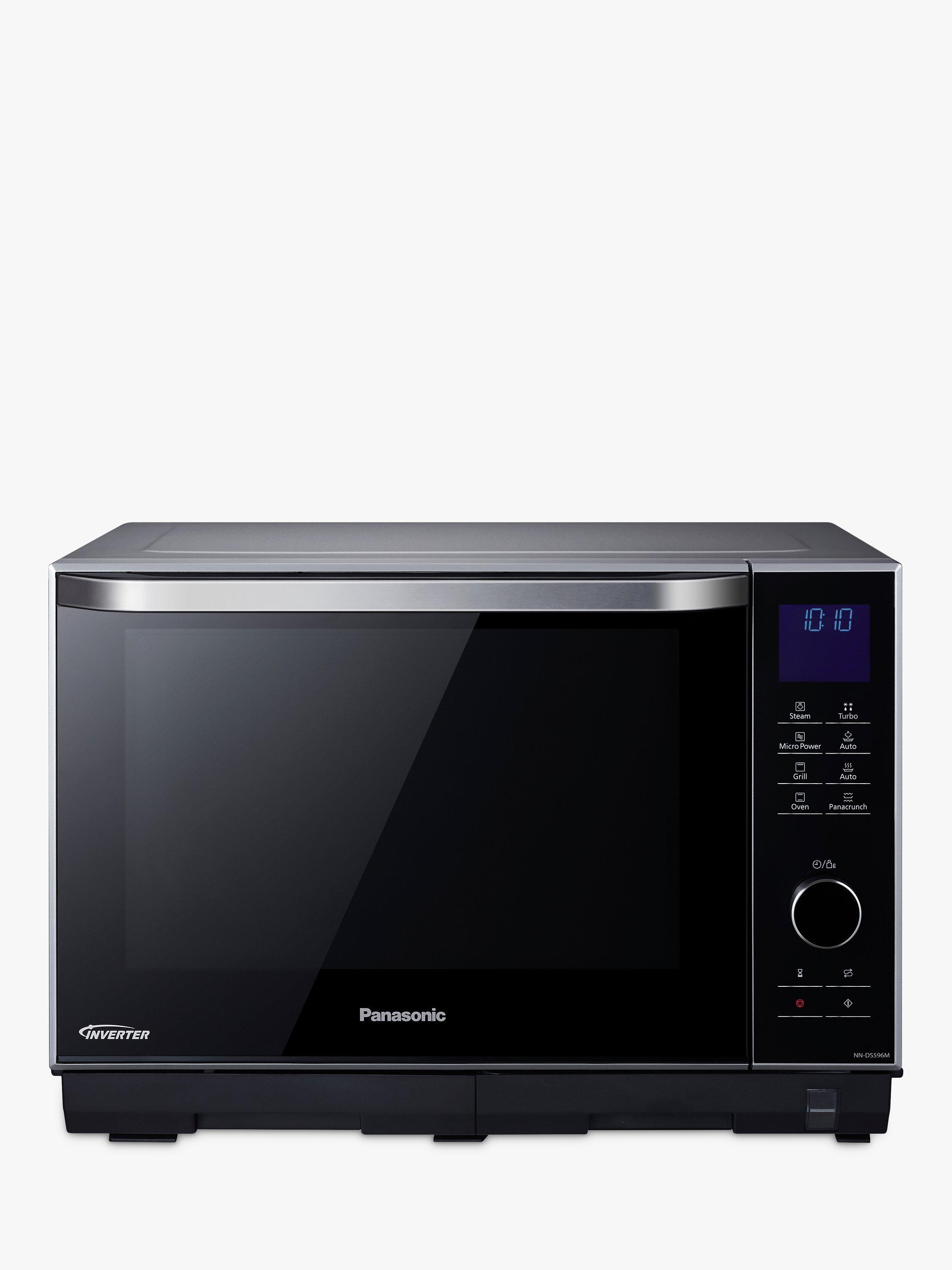 Panasonic NN-DS596BBPQ Freestanding 4-in-1 Steam Combination Microwave Oven with Grill, Black