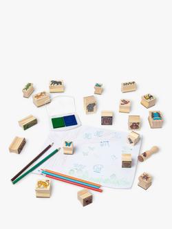 Melissa & Doug Stamp A Scene Rain Forest Kit, 