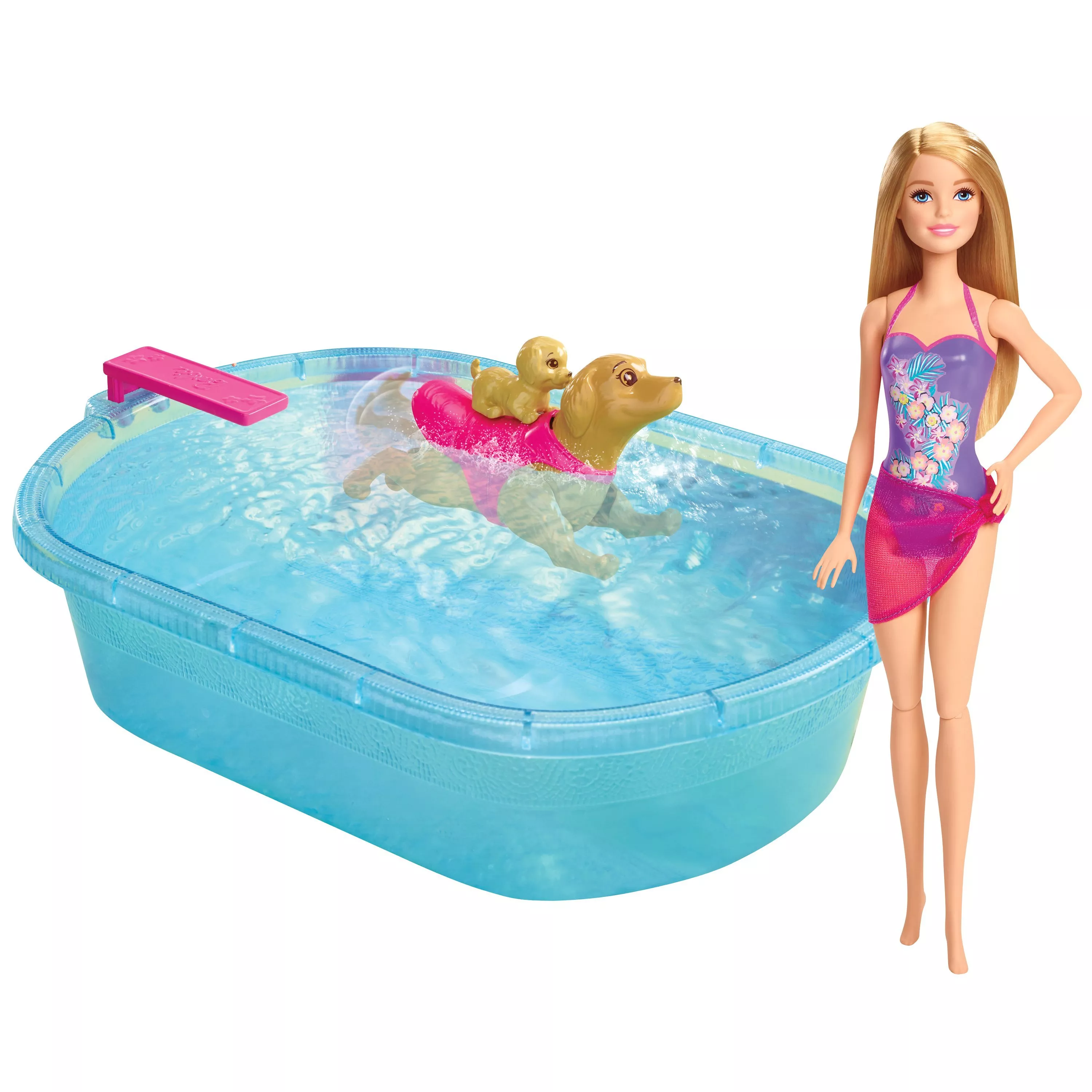 Pool barbie doll on sale