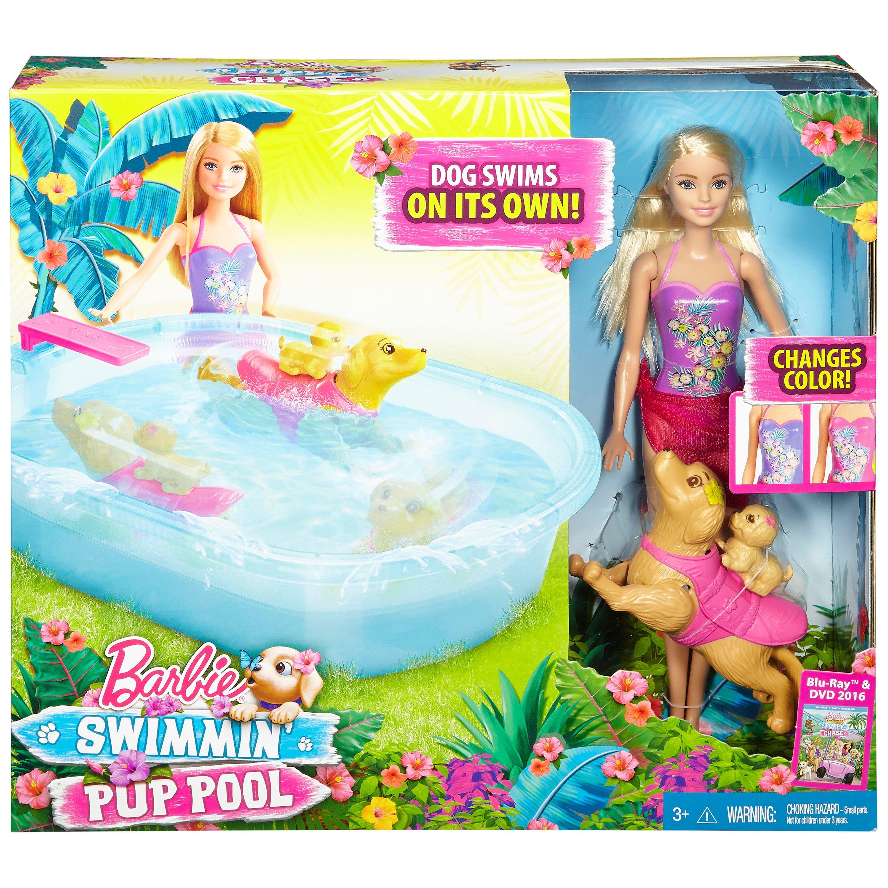 Barbie puppy swimming pool best sale