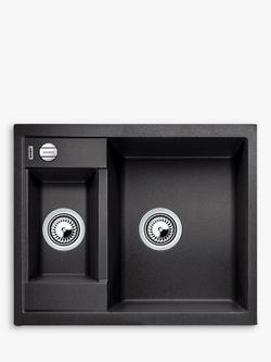 BLANCO Metra 6 1.5 Bowl Inset Composite Granite Kitchen Sink, Anthracite