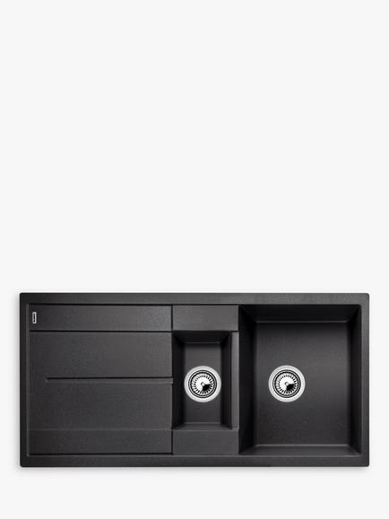 BLANCO Metra 6 S 1.5 Bowl Inset Composite Granite Kitchen Sink, Anthracite