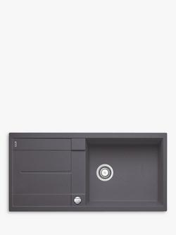 BLANCO Metra XL 6 S Single Bowl Inset Composite Granite Kitchen Sink, Rock Grey