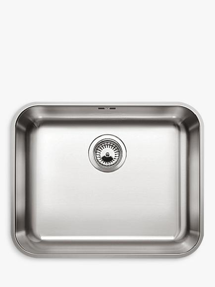 BLANCO Supra Undermount Kitchen Sink, Stainless Steel, Stainless Steel