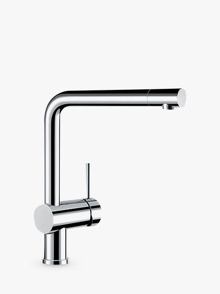 BLANCO Linus Swivel Spout Single Lever Kitchen Mixer Tap, Chrome