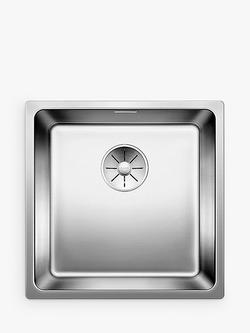 BLANCO Andano Single Bowl Inset Kitchen Sink, Stainless Steel, Stainless Steel
