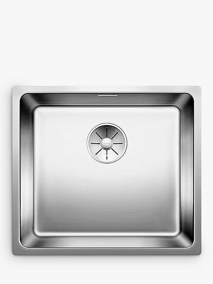 BLANCO Andano Single Bowl Undermount Kitchen Sink, Stainless Steel, Stainless Steel