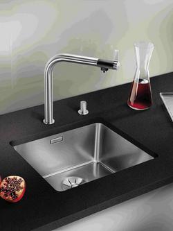 BLANCO Andano Single Bowl Undermount Kitchen Sink, Stainless Steel - view 2, Stainless Steel