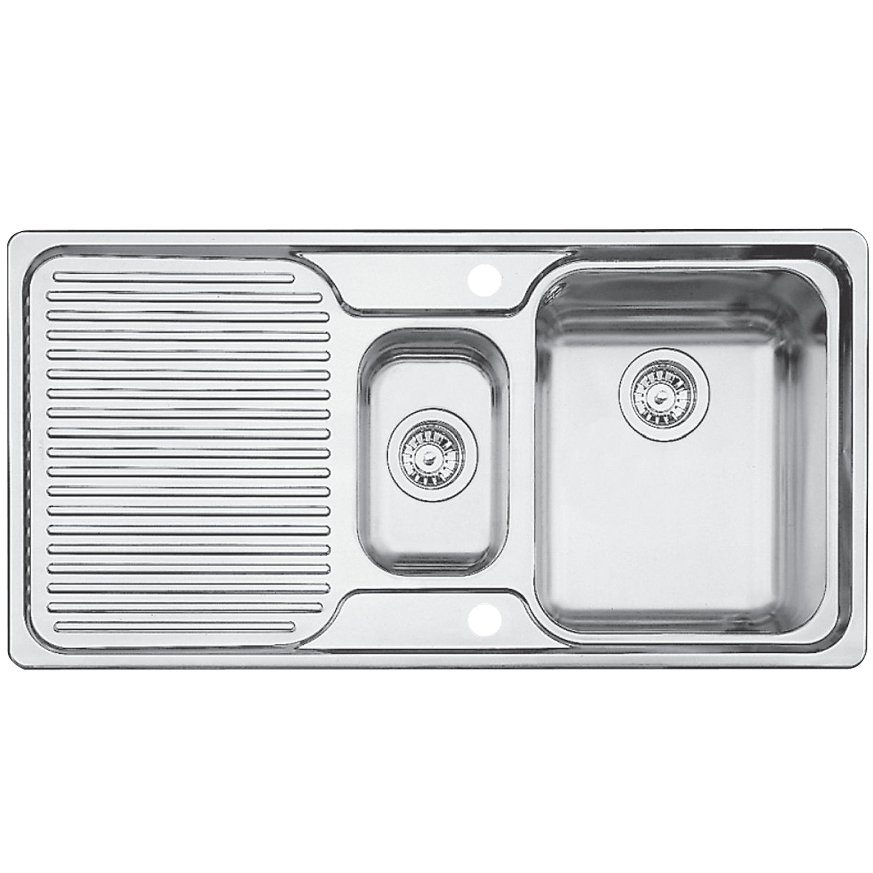 Blanco Classic 6S 1.5 Inset Kitchen Sink, Stainless Steel