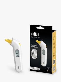 Braun ThermoScan 3 IRT 3030 Compact Baby Thermometer, 