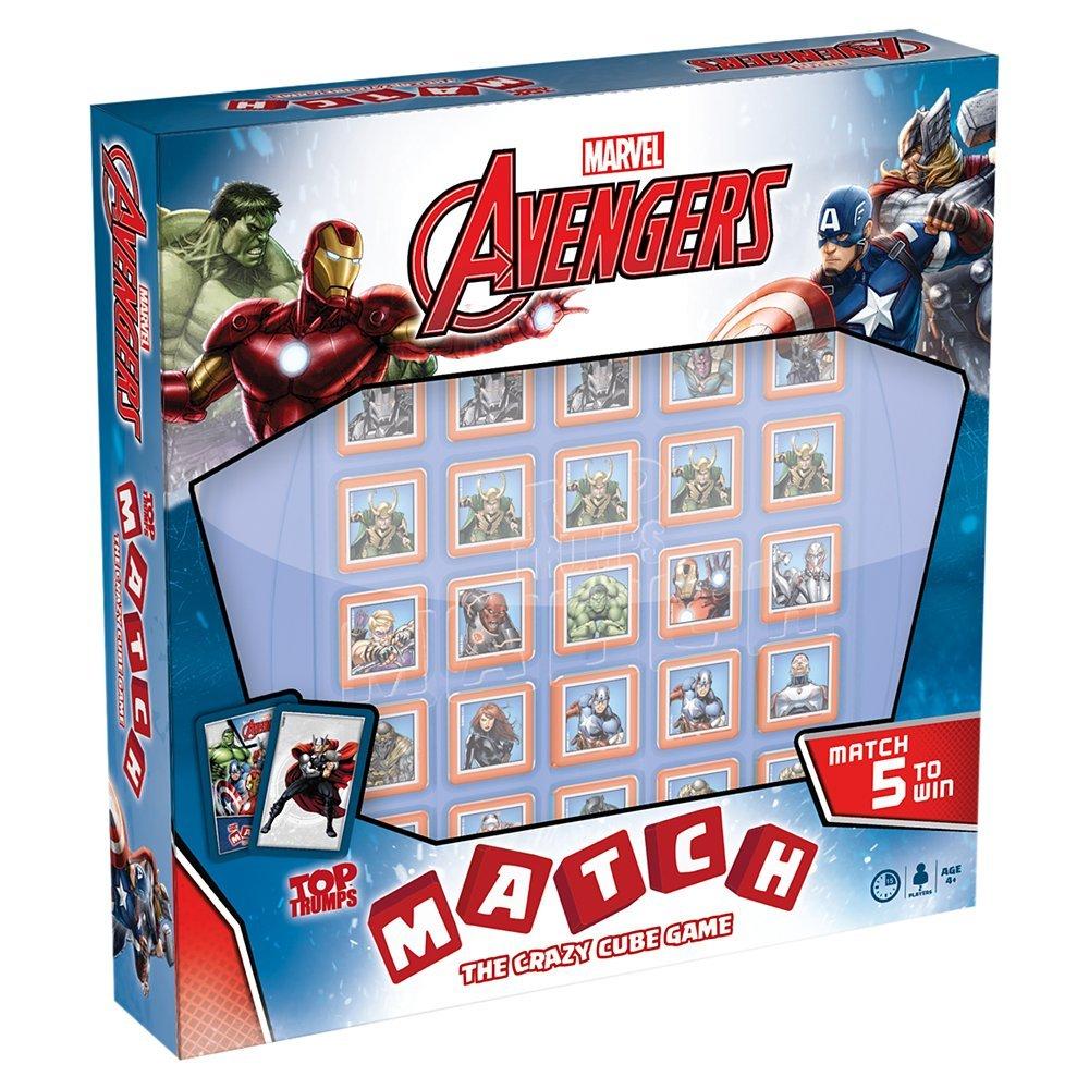 Marvel Avengers Top Trumps Match The Crazy Cube Game
