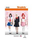 Simplicity Women's Sailor Dress Costume Sewing Pattern, 8160
