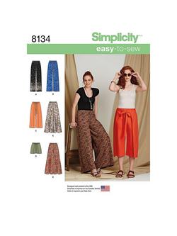 Simplicity Women's Trousers Sewing Pattern, 8134, 