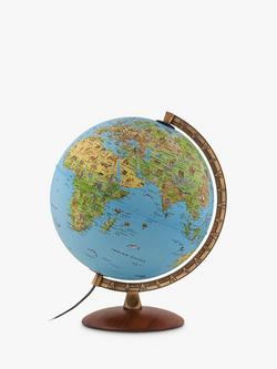 Nova Rico Safari Plus Illuminated Children's Globe, 30cm, Blue