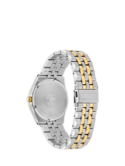Citizen Men's Corso Date Bracelet Strap Watch - view 2, Silver/Gold Bm7334-58l