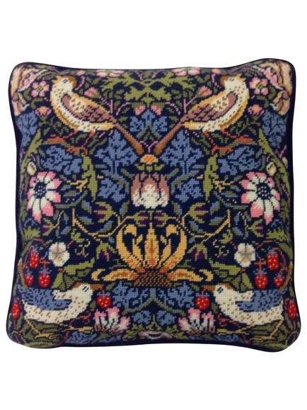Bothy Threads William Morris The Strawberry Thief Printed Canvas Tapestry Kit, Multi