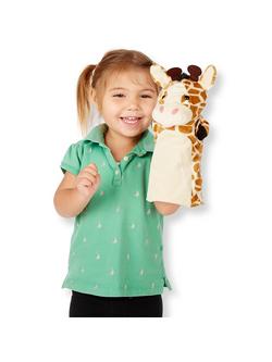 Melissa & Doug Zoo Friends Hand Puppets, Pack of 4 - view 2, 
