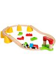 BRIO My First Railway Battery Operated Train Set, FSC-Certified (Beech)