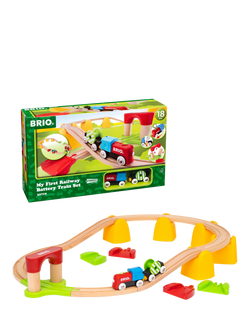 BRIO My First Railway Battery Operated Train Set, FSC-Certified (Beech) - view 2, 