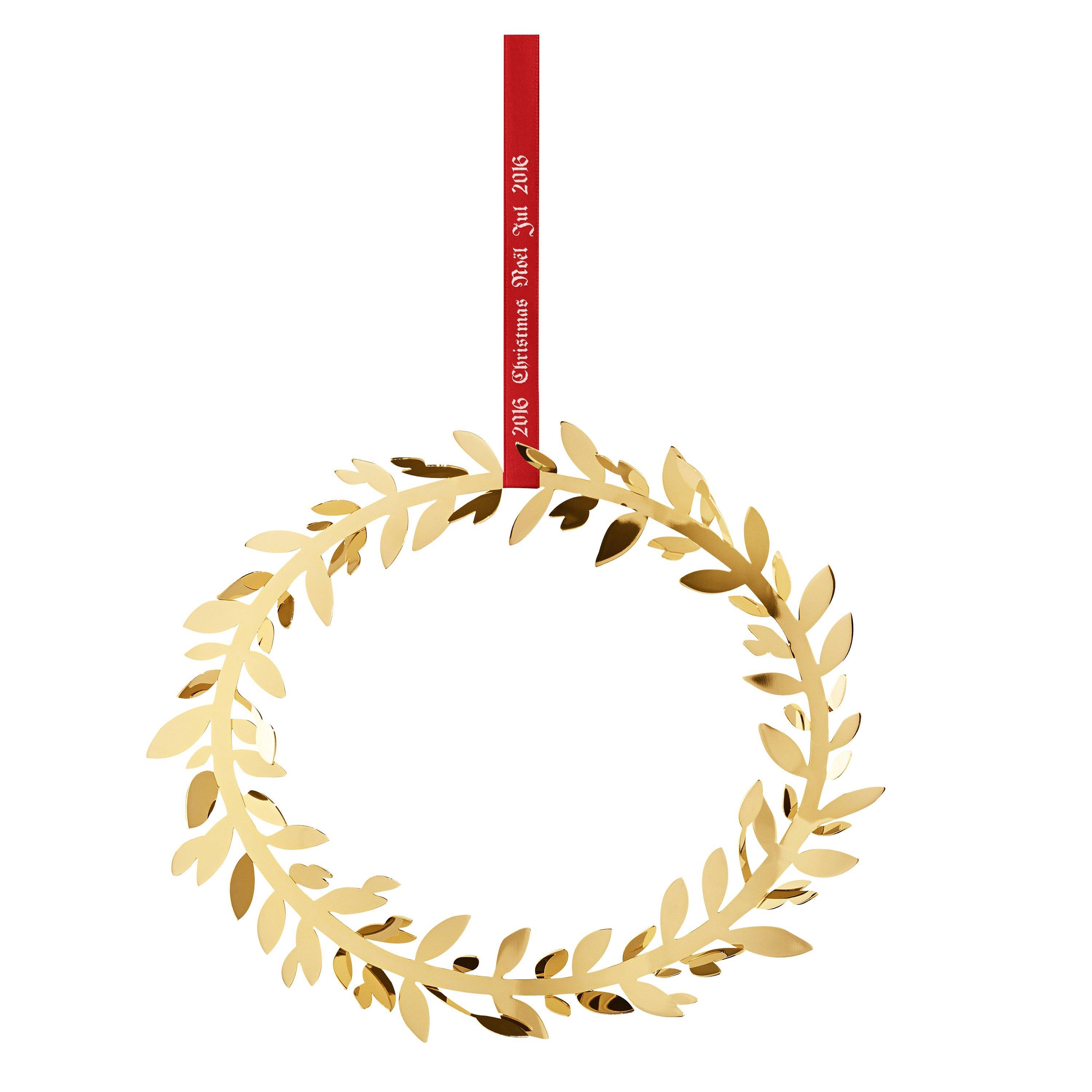 Georg Jensen Gold Plated 2016 Magnolia Wreath