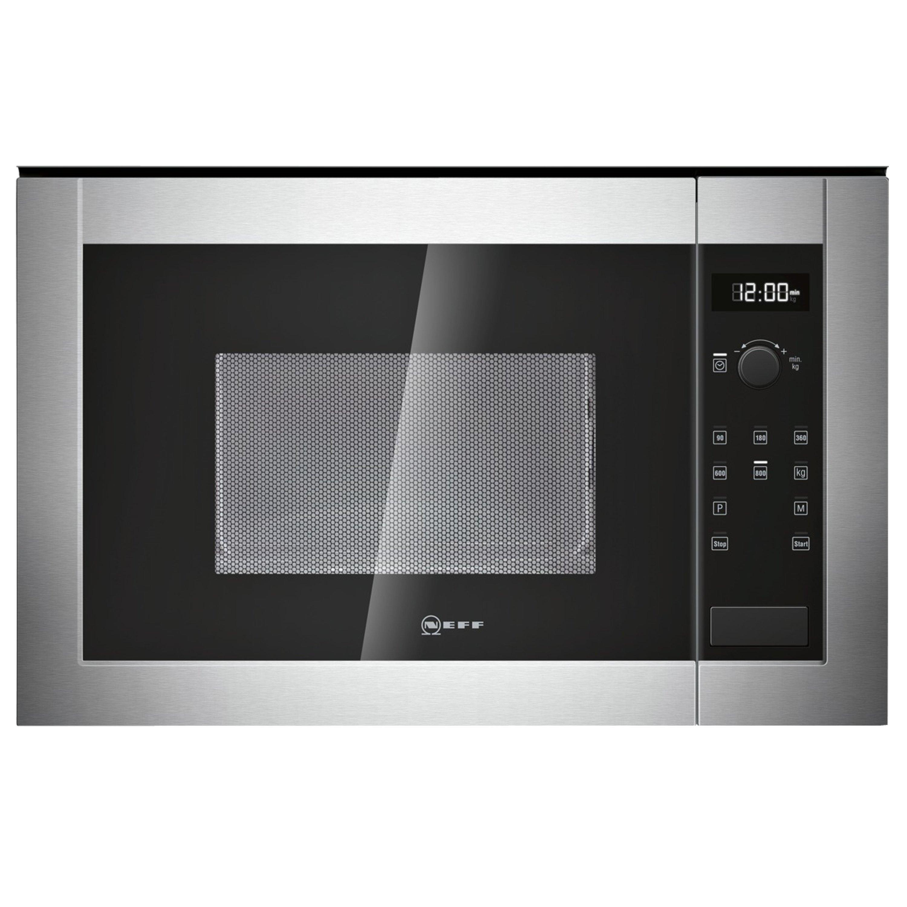 Neff H11WE60N0G Built-In Microwave, Stainless Steel