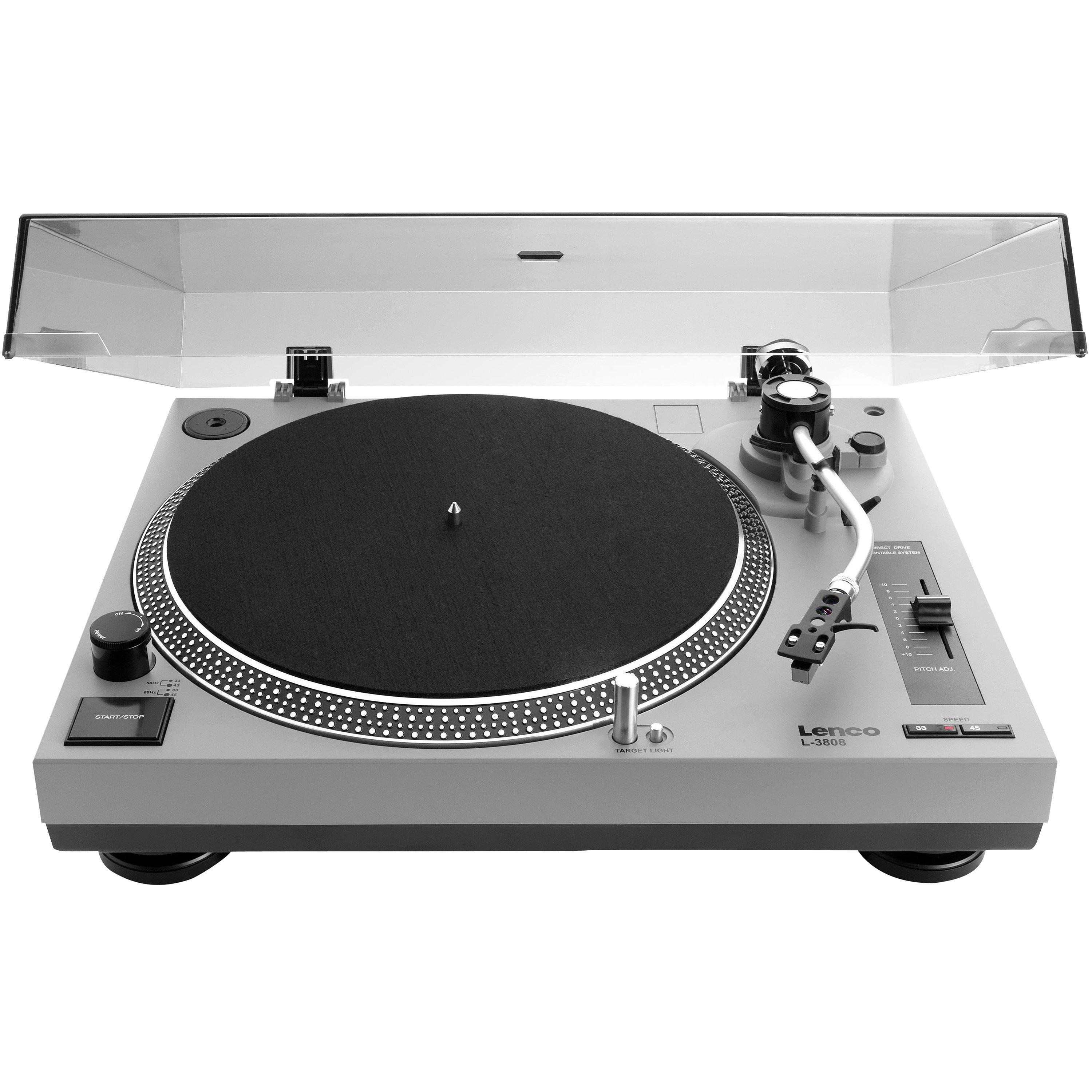 Lenco L-3808 Two-Speed USB Turntable