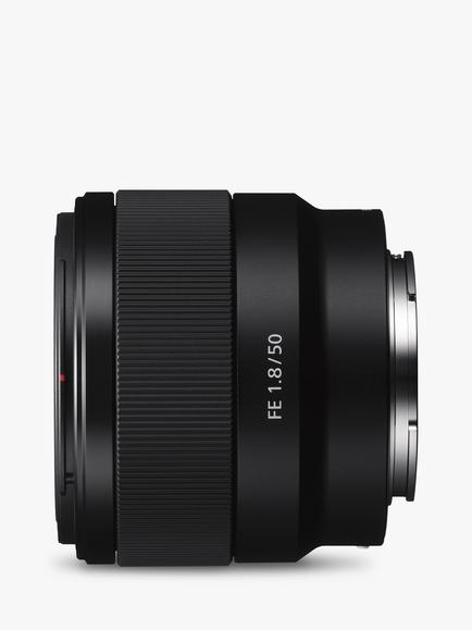 Sony SEL50F18F FE 50mm f/1.8 - f/22 Standard Lens - view 2, Black
